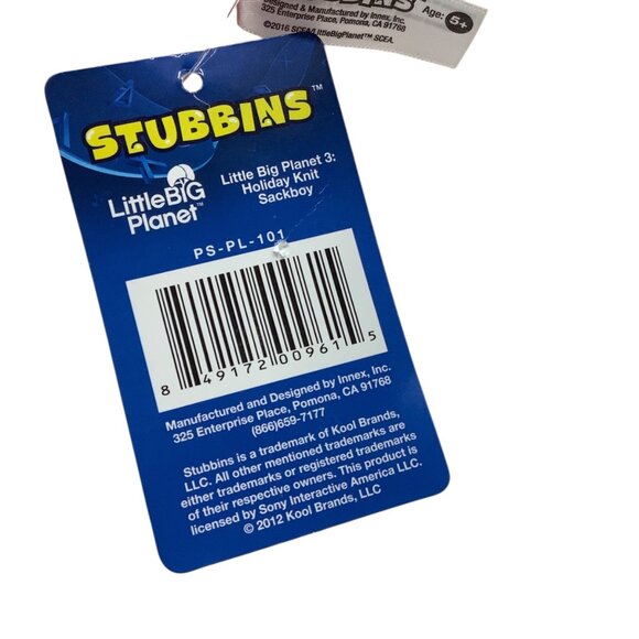 Stubbing Little Big Planet 3 Holiday Knit Sackboy Plush Collectible Play Station - Picture 5 of 6